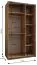 Kleiderschrank / Schiebetürenschrank | 245,5 x 130 x 64 cm | 6 Fächer | 6 Einlegeböden | 2 Schiebetüren | 2 Kleiderstangen | Farbe: Weiß | Soft-Close