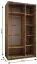 Schiebetürenschrank / Kleiderschrank | 6 Fächer | 245,5 x 140 x 64 cm | 2 Kleiderstangen | 2 Schiebetüren | 6 Einlegeböden | Soft-Close | Farbe: Weiß