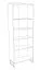 Kleiderschrank mit viel Stauraum Albondon 14, Farbe: Eiche / Weiß Glanz - Abmessungen: 188 x 71 x 35 cm (H x B x T)