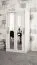 100 cm breiter Schiebetürenschrank mit 5 Fächern und 2 Türen | Farbe: Weiß | Laminiert Abbildung