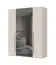 Viertüriger Kleiderschrank mit zwei Spiegeltüren Neiafu 09, Farbe: Kaschmir, Maße: 224 x 182 x 56 cm, Soft-Close-Funktion, zwei Kleiderstangen