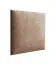 Polsterpaneele, 10er Set, Farbe: Braun, Bezug: Velour, Maße: 30 x 30 cm