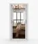 Schiebetürenschrank / Kleiderschrank mit Spiegel | Weiß | Biokovo 01 | 200 x 100 x 64 cm | 2 Türen | 7 Fächer | viel Stauraum | schmale Griffe
