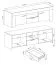 TV-Unterschrank mit einen Wandregal Totnes 12, Farbe: Eiche Riviera - Abmessungen: 50 x 155 x 47 cm (H x B x T)