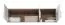 Schrankaufsatz Hannut 44, Farbe: Anthrazit - Abmessungen: 40 x 150 x 56 cm (H x B x T)