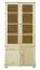 Bücherschrank, Vitrine - Kiefer Massivholz, Farbe: Natur, 84 cm breit Abbildung