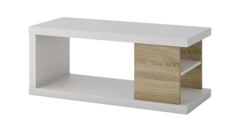 Sofatisch Clubtisch Loungetisch Couchtisch Farbe: Sonoma Eiche 55x100x41 cm Abbildung