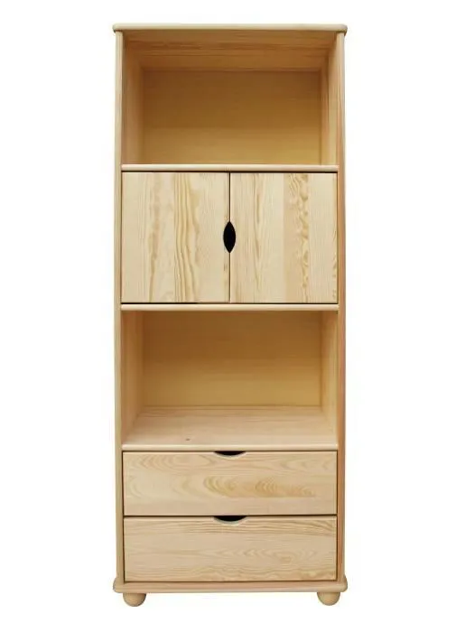 Regal - 100 cm breit, Kiefer Holz-Massiv, Farbe: Natur Abbildung