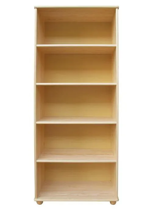Standregal, 80 cm breit, Kiefer Holz-Massiv, Farbe: Natur Abbildung