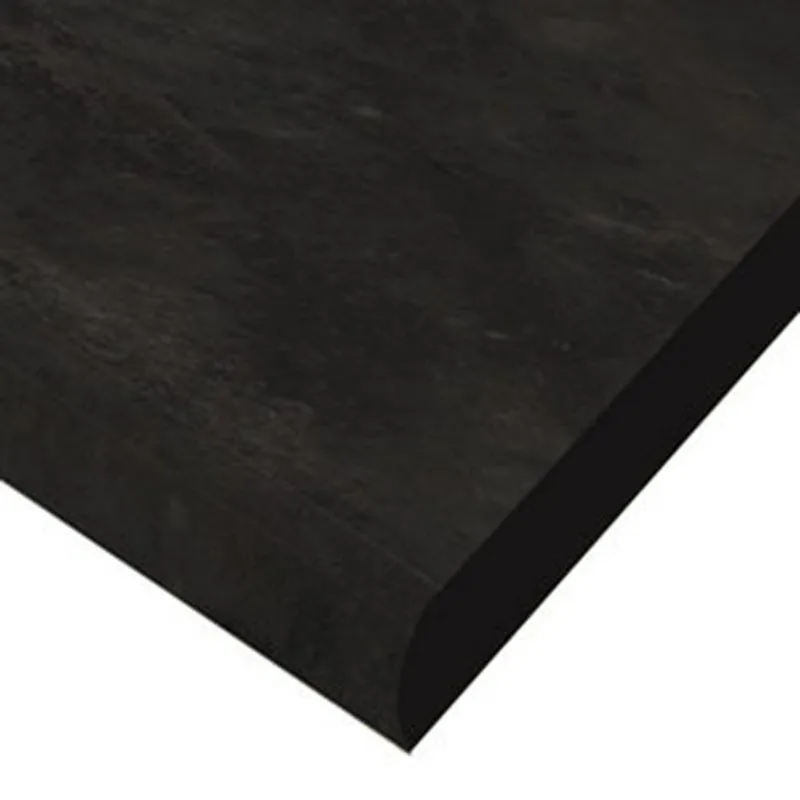 Arbeitsplatte für Küchenzeile / Küchenblock Pluna, Farbe: Grauschwarz, Maße: 3,8 x 60 x 60 cm