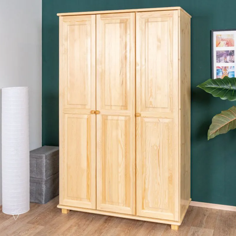 Kleiderschrank Kiefer natur 120