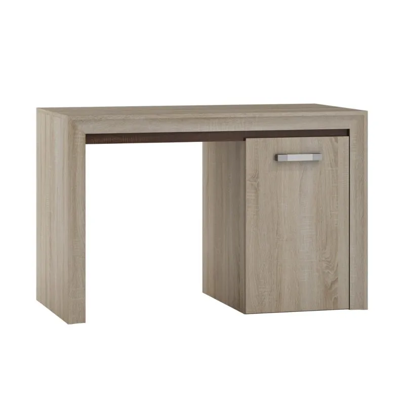 Schreibtisch Kundiawa 15, Farbe: Sonoma Eiche hell / Sonoma Eiche dunkel - Abmessungen: 78 x 120 x 60 cm (H x B x T)