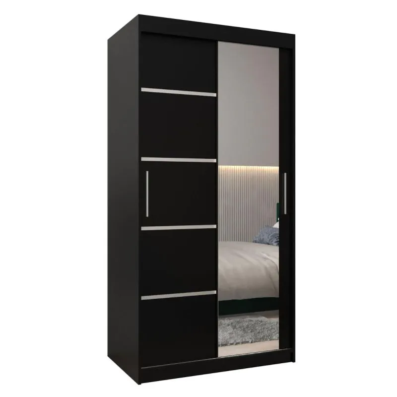 Kleiderschrank schwarz Abbildung