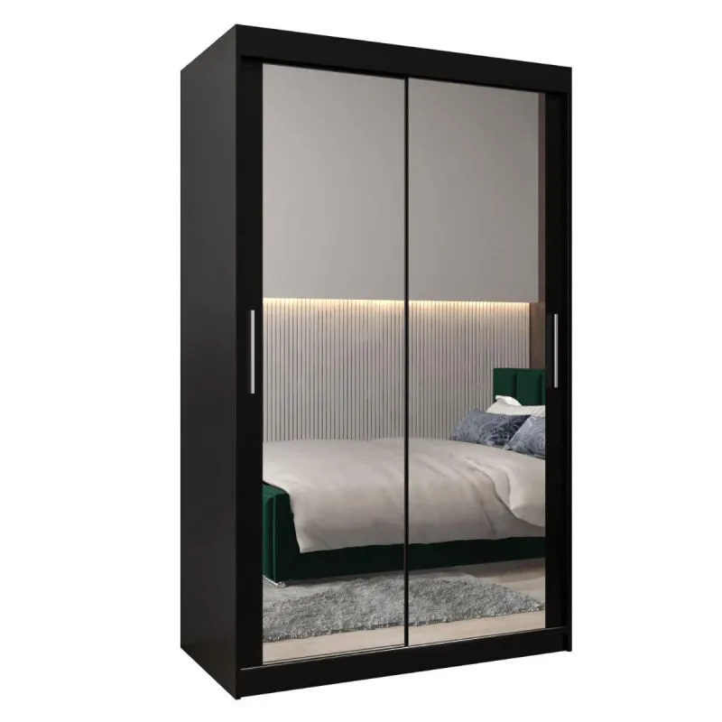 Kleiderschrank schwarz Abbildung