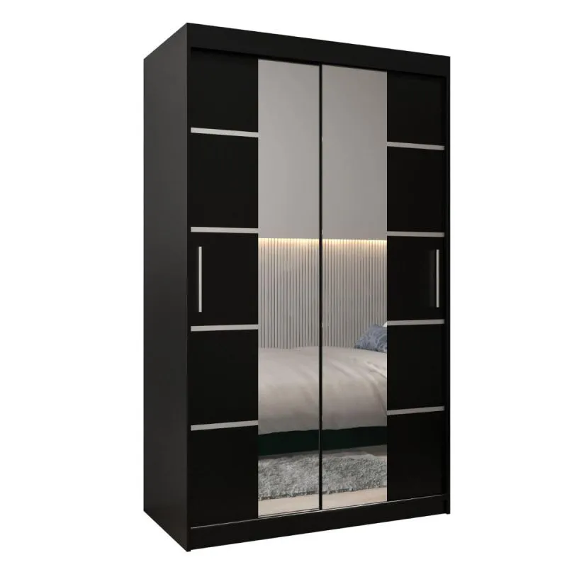 Kleiderschrank schwarz Abbildung