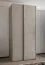 Kleiderschrank / Schiebetürenschrank | 2 Schiebetüren | 2 Kleiderstangen | 245,5 x 100 x 64 cm | 6 Fächer | 6 Einlegeböden | Farbe: Kaschmir |Soft-Close