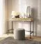 Schreibtisch | elegantes Design | Farbe: Eiche Vicenza | 2 Schubladen | Maße: 104 x 50 x 78 cm | ABS-Kanten | Schminktisch | Griffe & Beine: Schwarz
