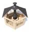 Grillhaus Eisenhut 13 - Abmessungen: 326 x 376 x 320 (B x T x H), Grundfläche: 9 m², Zeltdach