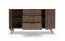 Kommode | Farbe: Eiche Dunin | 3 Schubladen | inkl. LED-Beleuchtung | 154 x 40 x 83 cm | 2 Türen | Soft-Close Funktion | 4 Fächer |  Sideboard | schlanke Metallbeine