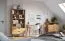 Schreibtisch Minnu 01 mit 2 Schubladen, mit Soft-Close ausgestattet, aus Massivholz Wildeiche, 75 x 138 x 55 cm, für Büro, für Wohnzimmer, natürlich