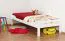 Kinderbett / Jugendbett "Easy Premium Line" K1/ Voll, 90 x 190 Buche weiß lackiert