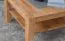 Wohnzimmertisch Buche Massivholz Farbe: Natur 45x80x80 cm