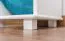 Kommode Kiefer massiv Vollholz weiß lackiert 031 - Abmessung 122 x 40 x 47 cm (H x B x T)
