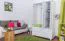Kiefer Kleiderschrank 120 cm Breite