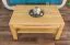 Massivholz Couchtisch Loungetisch Eiche Bio geölt 47x100x70 cm, Wohnzimmertisch Beistelltisch Clubtisch massiv