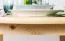 Holztisch Tisch 100x100 cm Kiefer massiv, Farbe: Natur