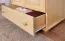 Kleiderschrank 2-türig, Farbe: Natur 195x102x59 cm