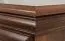 Vitrine Sentis 17, Farbe: Dunkelbraun - 193 x 58 x 40 cm (H x B x T)