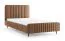 Schlafzimmer Komplett-Set D Belladere | 3-teilig | Nuss/Kaschmir/Braun | Kommode und Nachtkommode | Einzelbett inkl. Lattenrost 140 x 200 cm
