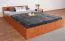 Einzelbett / Gästebett Corrientes 17 inkl. Lattenrost, Farbe: Erle - 120 x 200 cm (B x L)