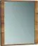 Spiegel Lencois 04, Farbe: Natur, Eiche massiv – 79 x 71 x 4 (H x B x T)