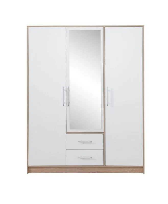 Schlafzimmer - Kleiderschrank mit Spiegel Abbildung