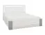 Doppelbett | Grau / Weiß | Jolais 01 | Liegefläche: 160 x 200 cm | 1 Schublade | inkl. Lattenrost | kratzfeste Platte | Großzügige Lagerkapazität