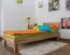 Jugendbett Wooden Nature 02 Kernbuche massiv geölt  - Liegefläche 100 x 200 cm (B x L) 