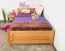 Kinderbett / Jugendbett Kiefer massiv Vollholz Erlefarben 78, inkl. Lattenrost - 100 x 200 cm
