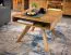 Couchtisch Nobres 17 mit 1 Ablagefach, Eiche / Natur, 70 x 70 x 50 cm, modernes Design, Oberfläche: Natur Öl, gebürstet, passend für Wohnzimmer