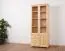 Vitrine Landhaus-Stil, Kiefer Massivholz, Farbe: Natur