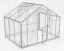 Gewächshaus - Glashaus Rucola XL7, Wände: 4 mm gehärtetes Glas, Dach: 6 mm HKP mehrwandig, Grundfläche: 6,40 m² - Abmessungen: 220 x 290 cm (L x B)