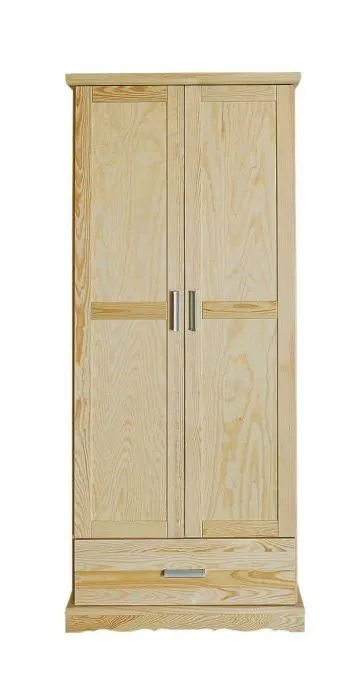 Kleiderschrank Natur 195x80x59 cm Abbildung