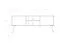TV-Unterschrank Rolleston 25 Wildeiche massiv geölt - Abmessungen: 57 x 144 x 46 cm (H x B x T)