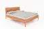 Einzelbett / Gästebett Wellsford 01 Kernbuche massiv geölt - Liegefläche: 90 x 200 cm (B x L)