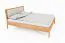 Doppelbett Wellsford 03 Wildeiche massiv geölt - Liegefläche: 160 x 200 cm (B x L)