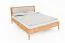 Doppelbett Wellsford 03 Wildeiche massiv geölt - Liegefläche: 160 x 200 cm (B x L)