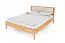 Doppelbett Wellsford 03 Wildeiche massiv geölt - Liegefläche: 160 x 200 cm (B x L)