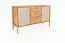 Kommode Wellsford 29 Wildeiche massiv geölt - Abmessungen: 84 x 142 x 46 cm (H x B x T)
