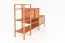 Regal Wellsford 40 Kernbuche massiv geölt - Abmessungen: 123 x 190 x 46 cm (H x B x T)